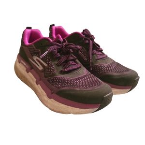 Womens Skechers Purple Tennis Shoes Sneakers, Size 6, Lace Up Tie